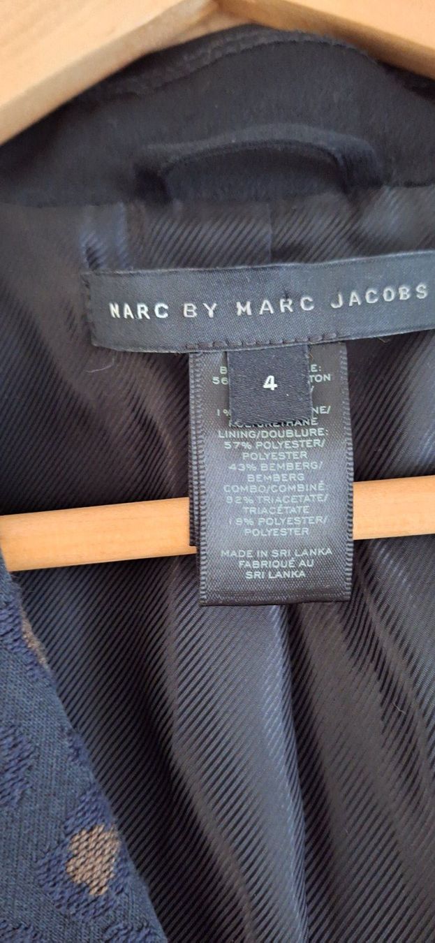 Marc Jacobs Giacche: Marc by Marc Jacobs - toller Blazer schwarz mit Leomuster – Usato da Granges VS venduto da dan_6bcm 5
