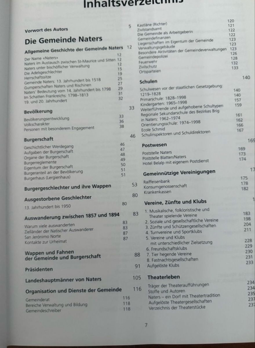 Libri: Buch "Naters - Das grosse Dorf im Wallis" – Nuovo (secondo la descrizione) da Freidorf TG venduto da nad_fxh7 6