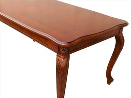 Louis Chic Esstisch 180cm braun - Massivholz