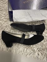 Tanzschuhe Werner Kern Samtziege schwarz Grösse 3.5