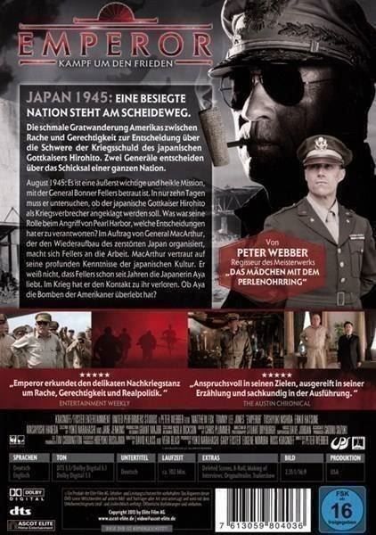 Tutti i DVDs: Emperor - Kampf um den Frieden – Nuovo (secondo la descrizione) da Winterthur venduto da Panam1 1