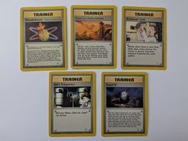 5-teiliges Set originaler Wizards of the Coast Pokémon