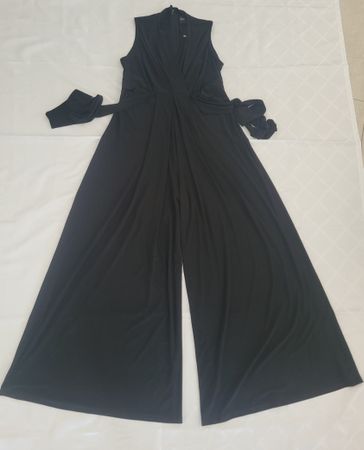 Phase Eight Combinaison pantalon noire fluide Taille 44 UK16