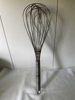 Antiker Gastro-Schneebesen, Vintage Küchenhelfer, Retro