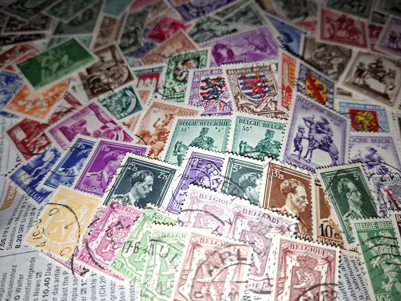 Tutti i francobolli: Belgien Lot 2  – Usato da Balgach venduto da SIMEON27 5