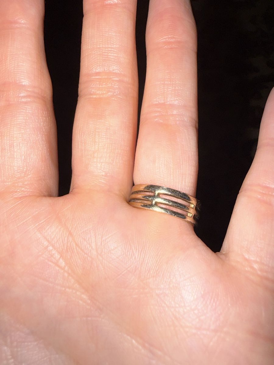 Anelli: Silber Ring vergoldet – Usato da Luzern venduto da Itsclaire 2