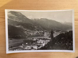 St. Moritz-Bad und Dorf - AK 1933