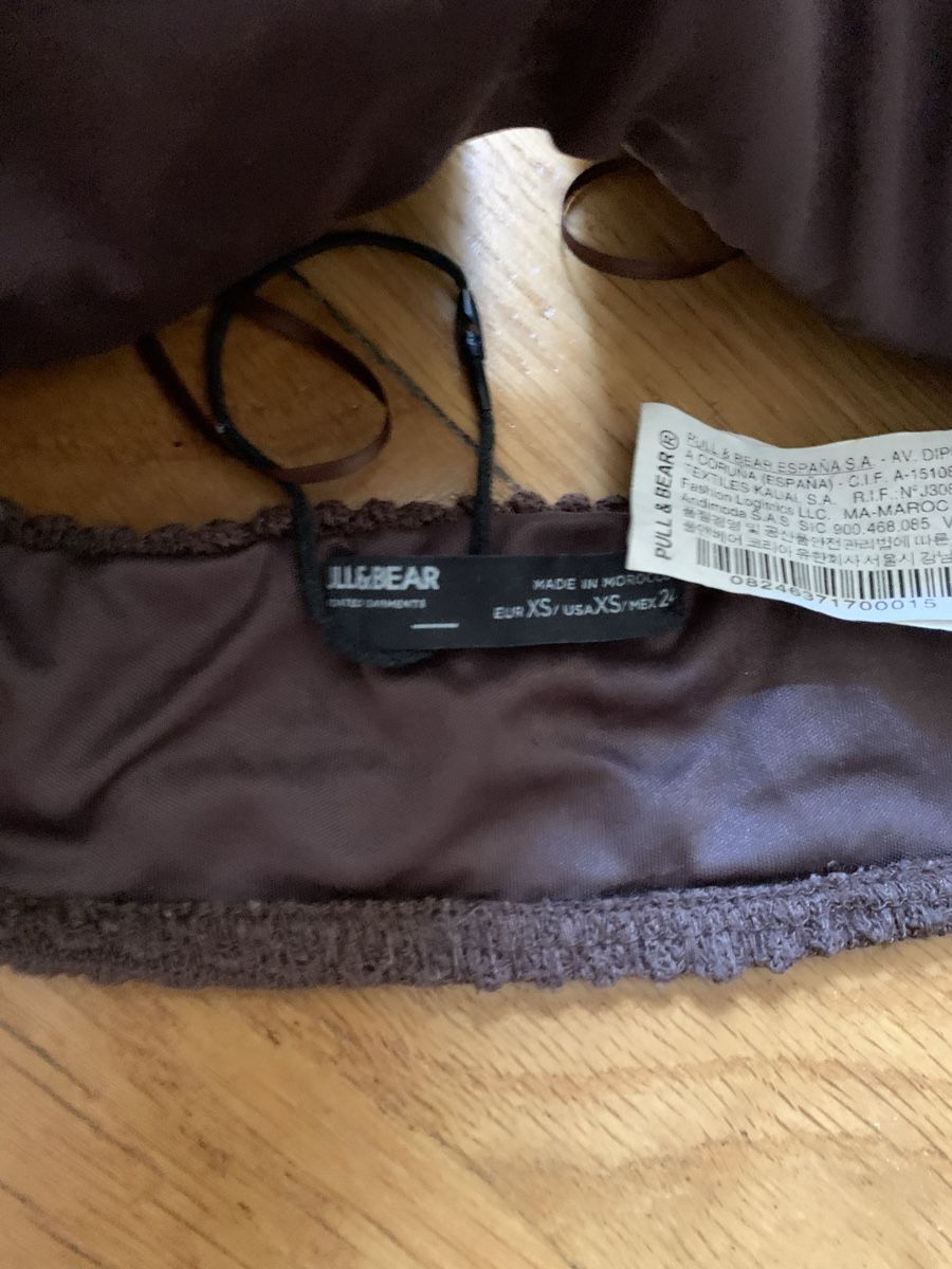 Pull&Bear Röcke: Ensemble jupe et top crochet marron pull & bear – Neu (gemäss Beschreibung) aus Genève von rez_c6c6 4