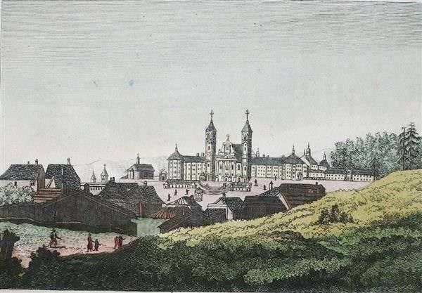 Incisioni: Einsiedeln Kupferstich 1826 – Usato da Rafz venduto da Helvet32 1