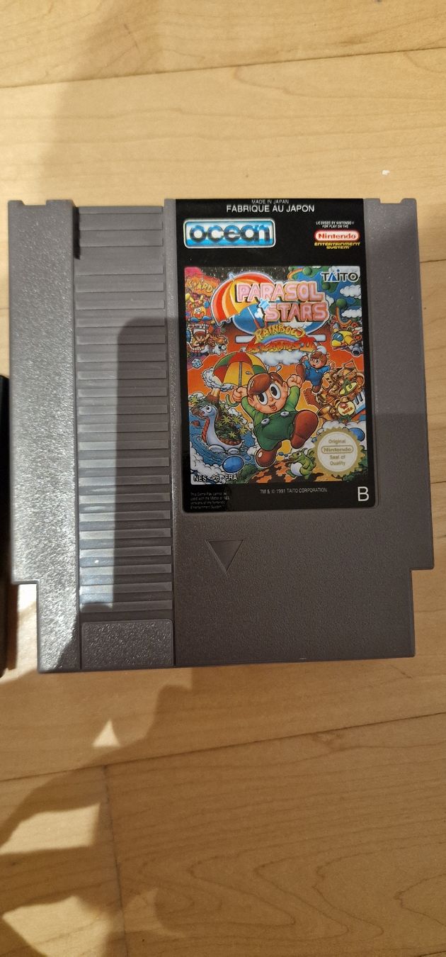 Nintendo Giochi: Jeu Nintendo NES - Parasol Stars - Version Originale! – Usato da Delémont venduto da mbidou94