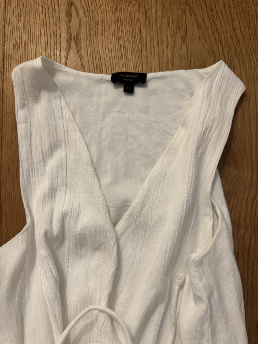Manor Vestiti: Kleid weiss Manor Grösse 34 – Usato da Solothurn venduto da jgu_xfz2 2