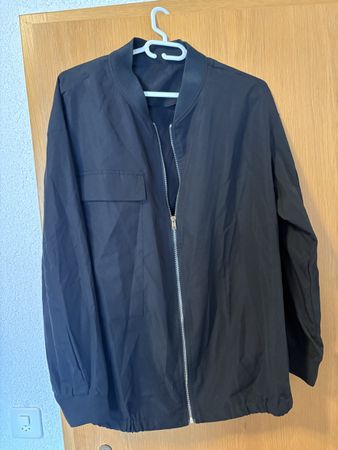 Schwarze Übergangsjacke, Shein Curve, Grösse 2XL, Neuwertig