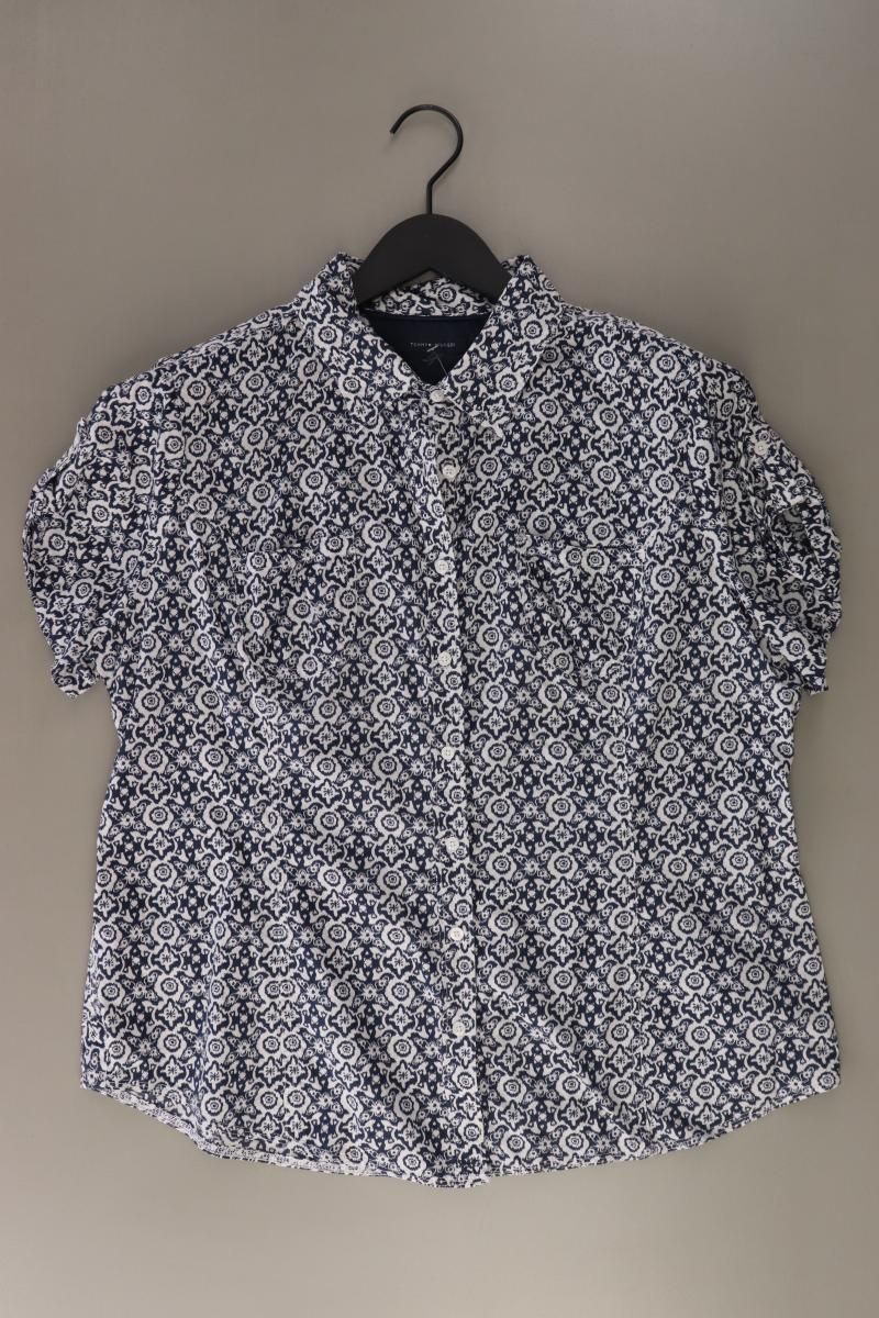 Camicette: Tommy Hilfiger Kurzarmbluse Gr. L blau – Usato da Neustadt an der Waldnaab venduto da SecondLifeFashion
