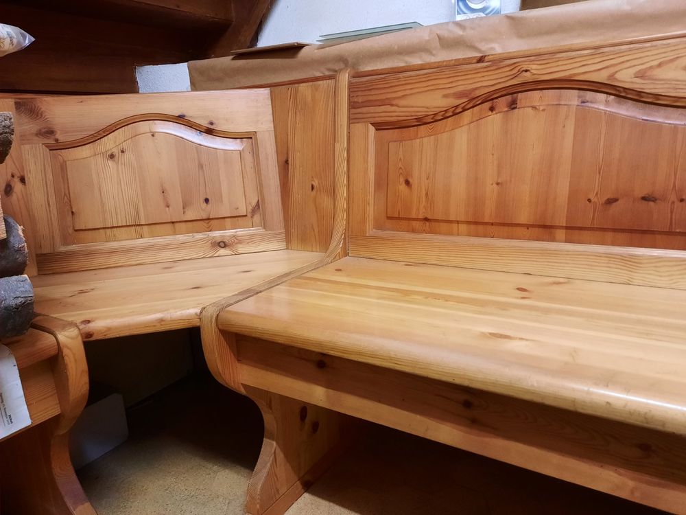 herzige-eckbank-holz-hell-kaufen-auf-ricardo