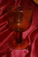 (kk) Grösserer sehr alter Kelch, Glas mit Luftbläschen,18cm