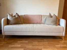 Ikea Linanäs 3er-Sofa Vissle beige