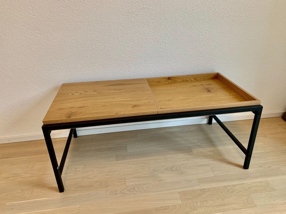 JYSK Couchtisch TRAPPEDAL Eiche/Schwarz Kaufen auf Ricardo