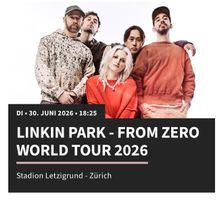 Linkin Park Tickets Stadion Letzigrund