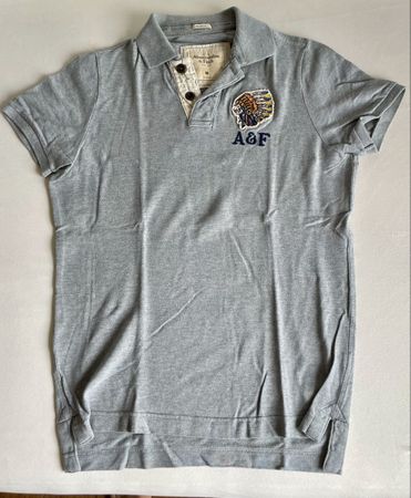 A&F Poloshirt, hellgrau, Gr. M, Top Zustand für den Sommer!