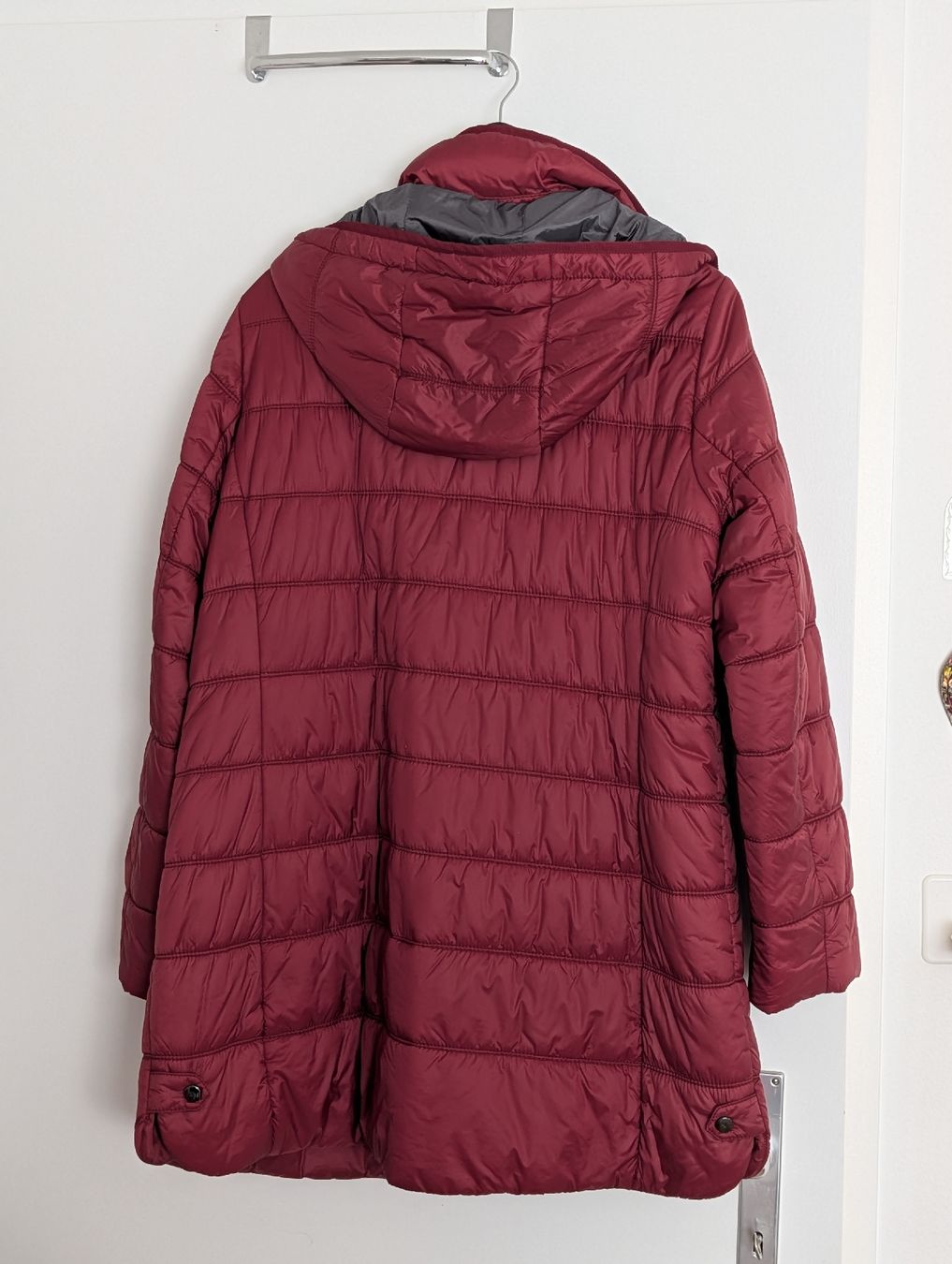 Fuchs Schmitt Cappotti: Fuchs Schmitt Kurzmantel Gr. 44, rot/grau – Usato da Hochdorf venduto da gab_jr29 1