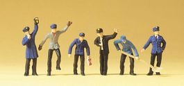 Preiser  4013  Figurenset  Bahn Mitarbeiter  Spur HO