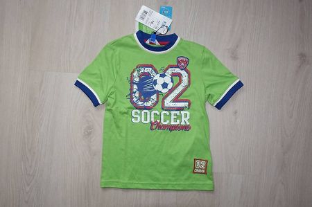 T-shirt  Fussball Soccer Campions Kids Gr.110 Neu!