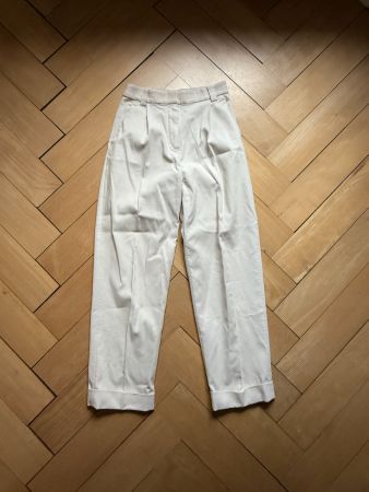 & OTHER STORIES - High Waist Hose offweiss 34