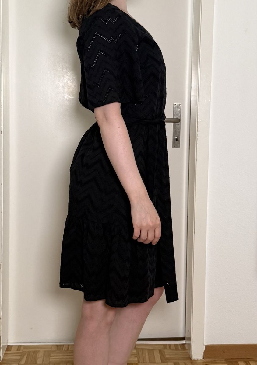 We Kleider: Schwarzes Baumwollkleid – Neu (gemäss Beschreibung) aus Egg b. Zürich von pal_25hs 2