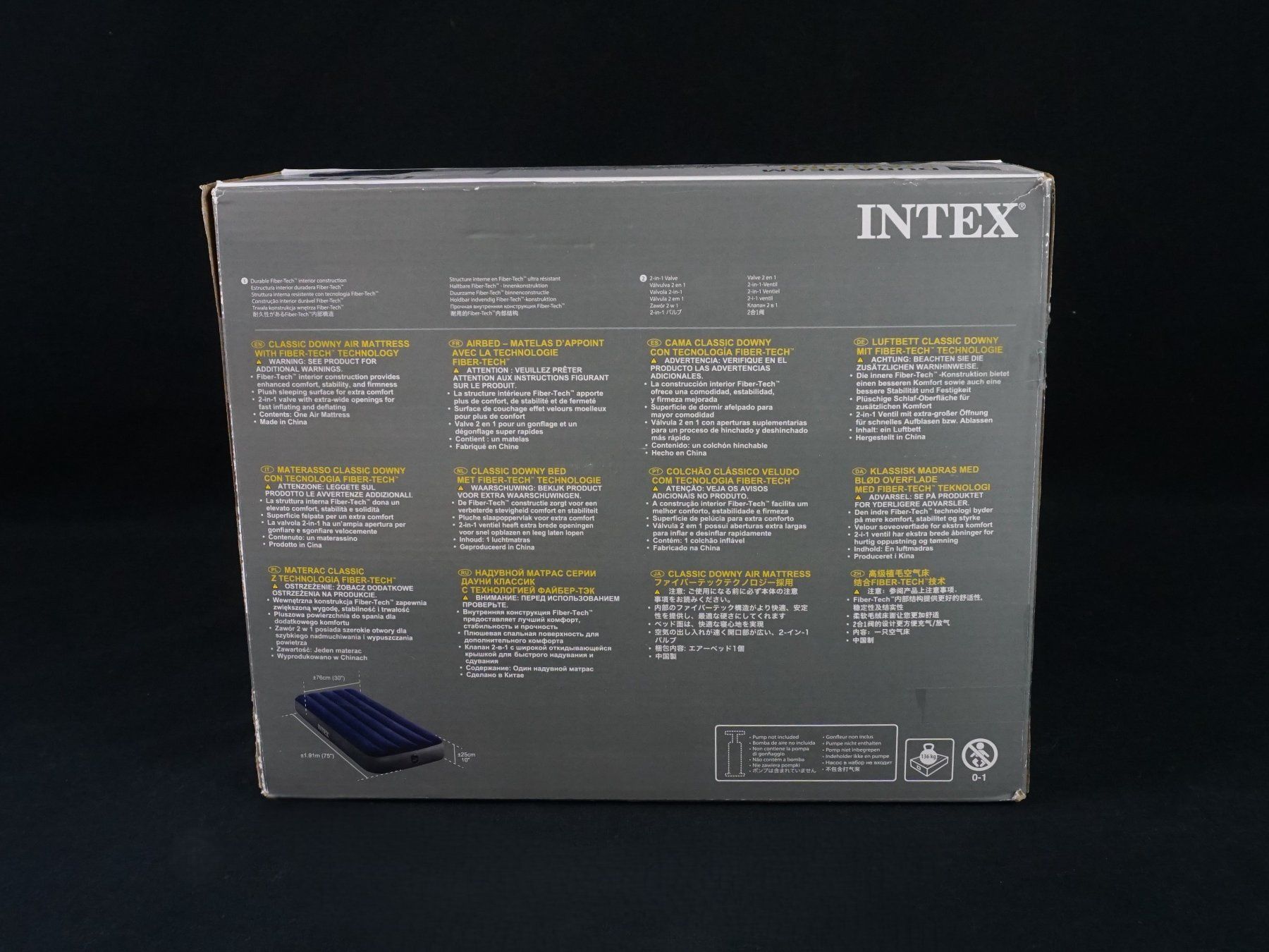 Lits: Luftbett Intex 76 x 191 x 25 cm – Neuf (Voir description) à Pratteln par Restwert_Pratteln 2