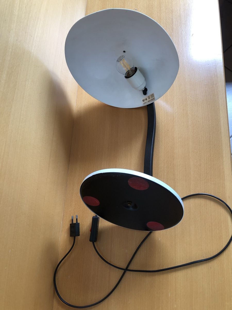 Lampade: Schöne weiss schwarze Tischlampe – Usato da Sirnach venduto da Goforit2001 3