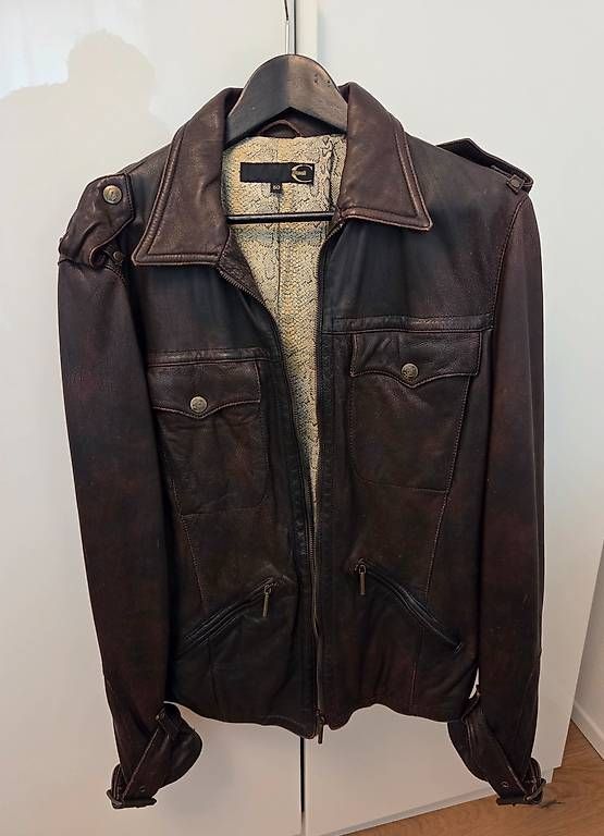Roberto Cavalli Giacche: Just Cavalli Lederjacke, Grösse 50, 100% Leder – Usato da Sennhof venduto da msalvati