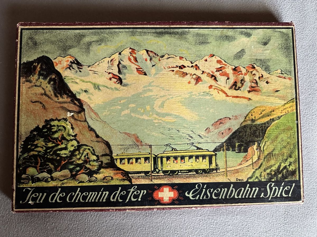 Giochi: Historisches schweizerisches Gesellschaftsspiel: Eisenbahn – Difettoso da Ottikon venduto da lo99