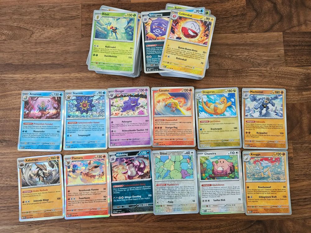 Pokémon Bulk 151 ~ 150 mehrere Rares & Bulk aus anderen Sets (Neu ...