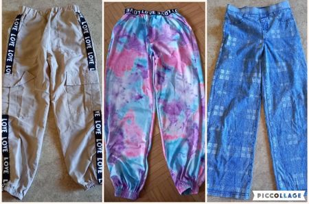 Mädchen Paket 3x Hosen, 2x Shirt Gr 140