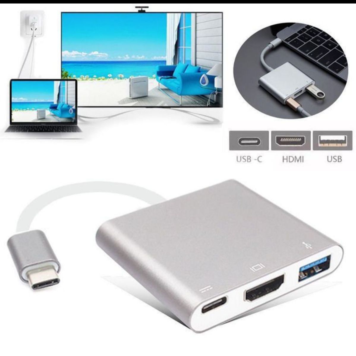 Laufwerke & Adapter: USB-C HUB Digital AV Multi Port Adapter USB 3.1 – Neu und originalverpackt aus Winterthur von Pcline1 2