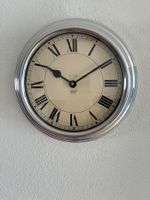 Vintage BLISS Alcester Aluminium Wanduhr Made i/England 1994