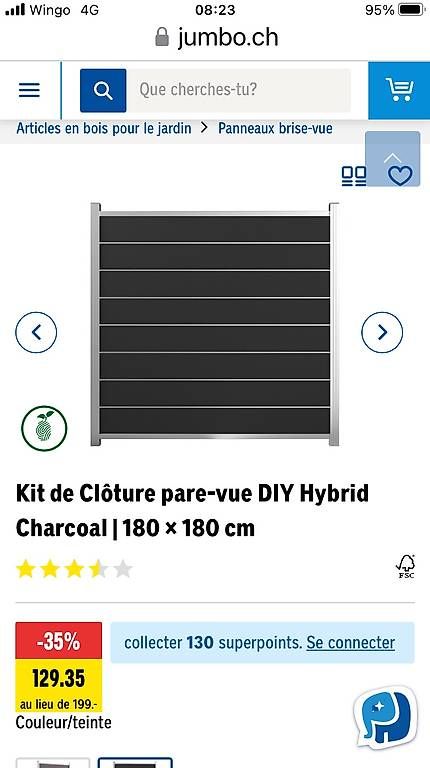 Fendivista: Kit de 12 barrières brise-vue  – Usato da Chénens venduto da Touta1franc