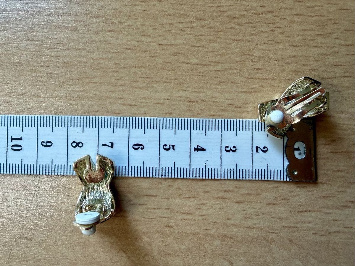 Orecchini pendenti & Orecchini a lobo: Vintage Ohrringe Clips Luxus Modeschmuck   – Usato da Lamone venduto da LaCantinaMagica 5