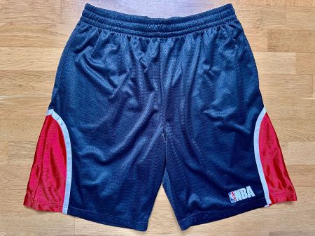 NBA ELEVATION Vintage Basketball Shorts L kurze Hose Schwarz