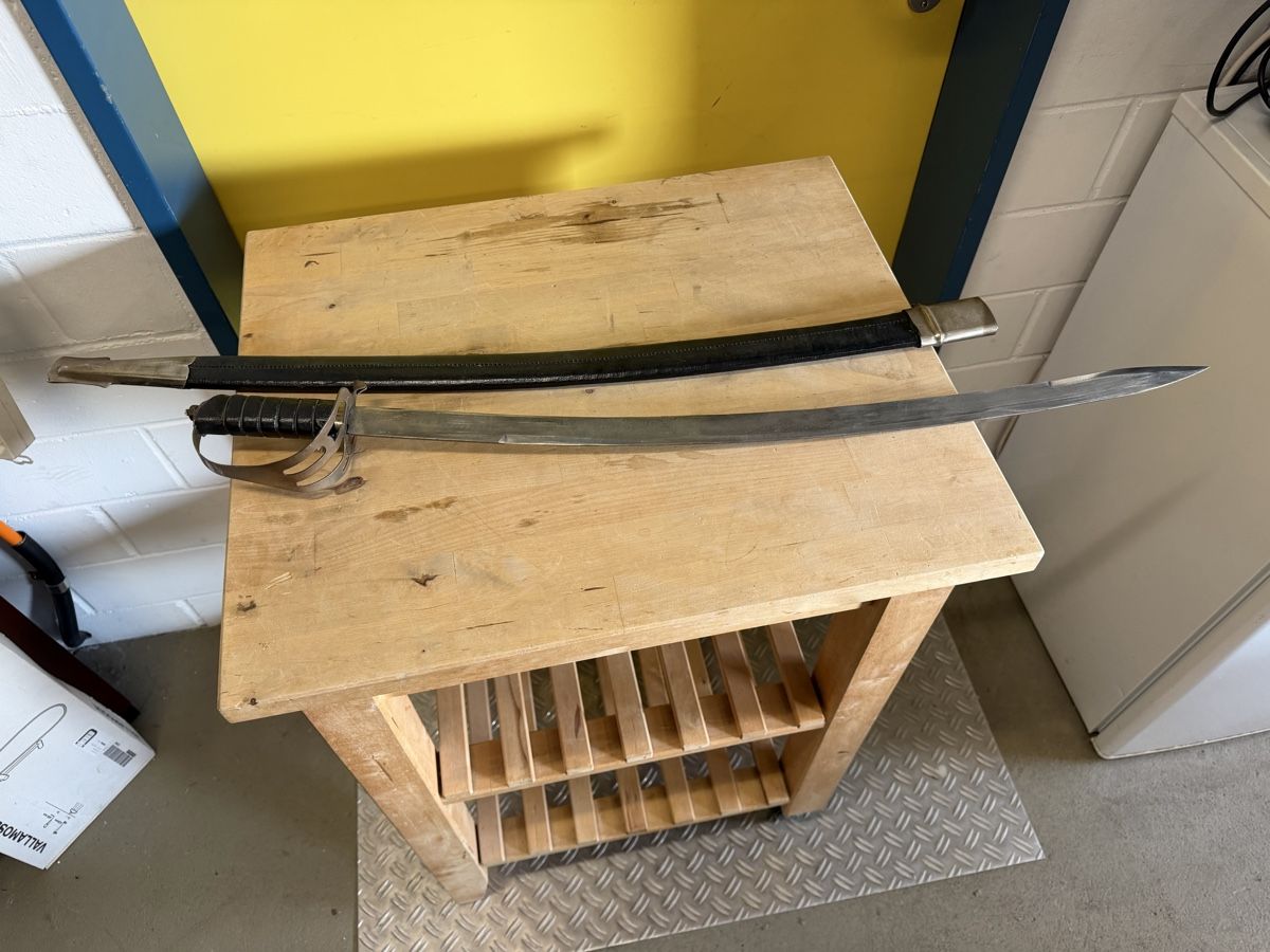 Sonstiges zum Sammeln & Seltenes: Schwert mit Scheide, Deko, Antik, "Made in India" 🗡️ – Gebraucht aus Strengelbach von RaenAntikDesign 3