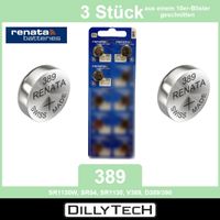 Renata 389 SR1130W Knopfzellenbatterie - 3 Stk.