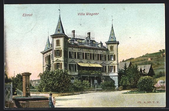 Cartes postales: AK Ebnat, Villa Wagner – D'occasion à Berlin par bartko-reher
