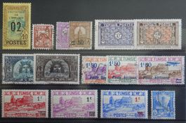 Tunesien Franz. ex. Kat. 235-339 */gest. 1942/53