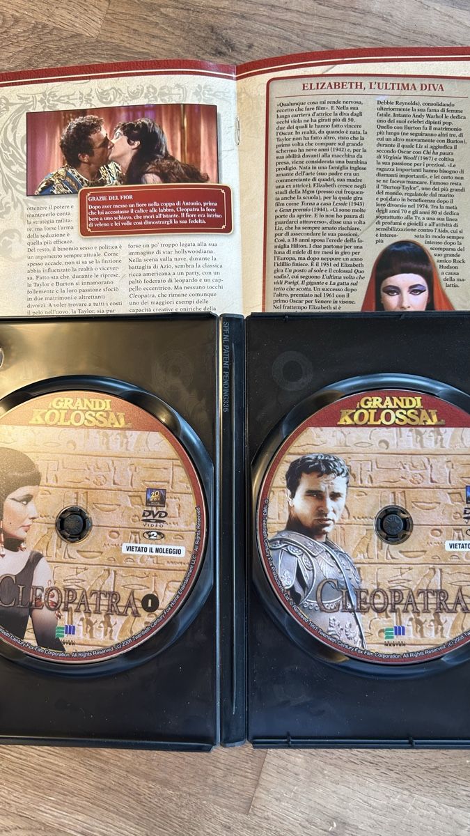 Tutti i DVDs: Cleopatra- Elisabeth Taylor – Usato da Lugano venduto da bad_2t9b 2