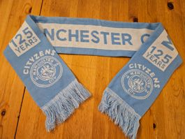 Manchester City Schal 125 Years Fussball Pub Fan ManCity