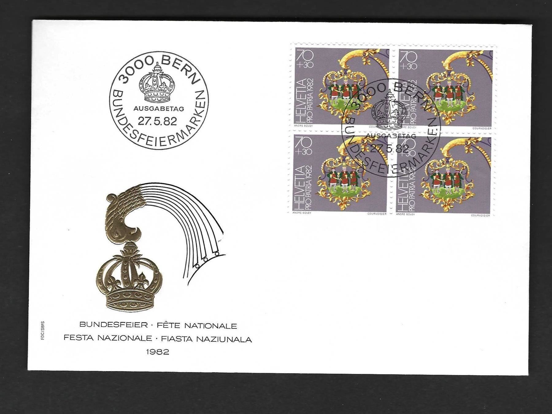 Tutti i francobolli: FDC Pro Patria Viererblock 1983 – Usato da Koblenz venduto da Markenhimmel
