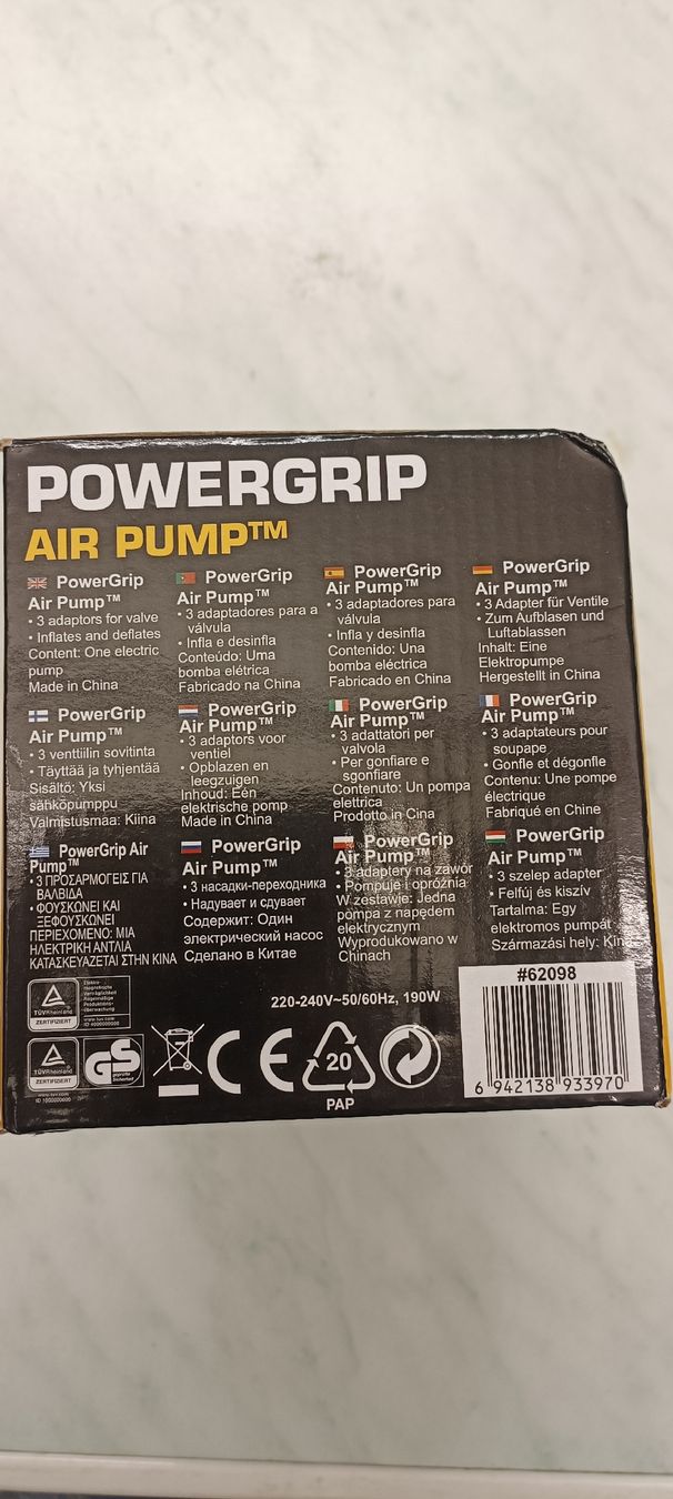Pompe & Parti di ricambio: PowerGrip Luftpumpe Neu – Usato da Pfäffikon ZH venduto da K-V-M 3