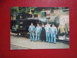 AK Bahn Schweiz Personal BOB Lok 1067 (800)