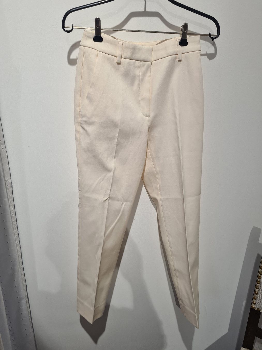 Max Mara Pantaloni: MaxMara Weekend Hose, Elfenbein, Gr. 34 xs, – Usato da Adligenswil venduto da FriedasWelt