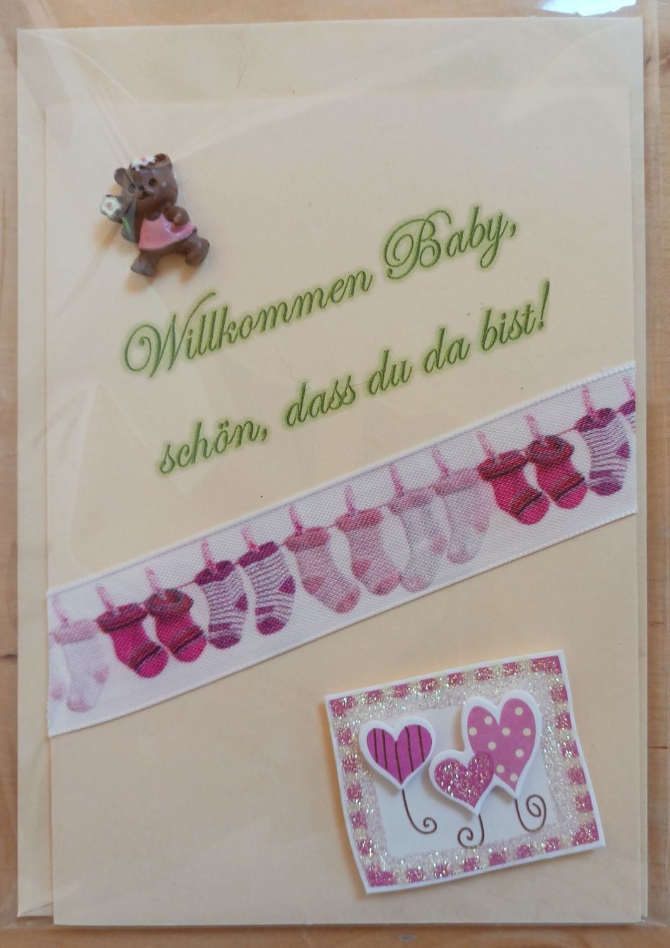Cartoline: Glückwunschkarte - Baby - Söckchen – Nuovo (secondo la descrizione) da Alterswil FR venduto da pilanda